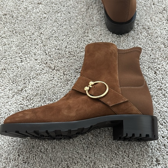 STUART WEITZMAN Luxering brown Booties - Picture 5 of 5